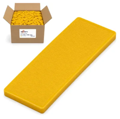 Obrázok produktu pre Dištančné podložky na zasklievanie 4x30x100 1000 ks