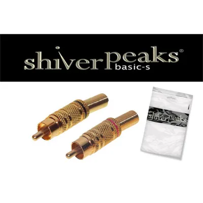 Produktbild von shiverpeaks BS52020-SET, RCA, Gold, Männlich, Gerade, Metall, Gold