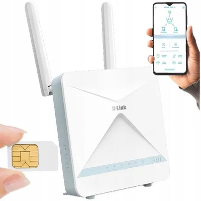 Zdjęcie produktu dla D-Link G572, Wi-Fi 7 (802.11be), Przewodowa sieć LAN, 5G, Biały, Router biurkowy