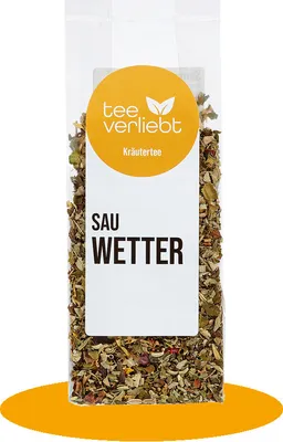 Produktbild von teeverliebt - Sauwetter Kräutertee lose | 50 g