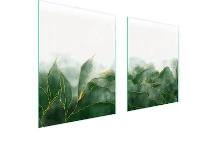 Image de Plaque de protection en verre 85x52cm pour cuisinière & planche à découper