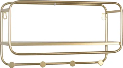 Produktbild von Badregal / Wandbord goldfarben