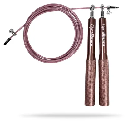 Produktbild von GymBeam - Metall-Springseil in Rose Gold