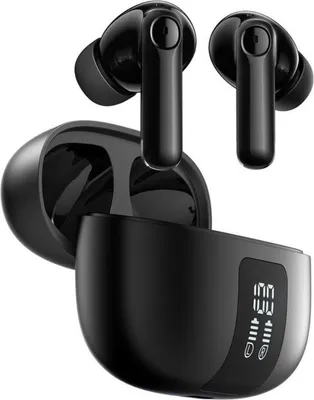 Image de Casque sans fil Joyroom avec réduction active du bruit etintelligente via l'application - noir