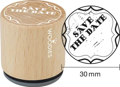 Produktbild von COLOP Motiv-Stempel Woodies "Save The date"