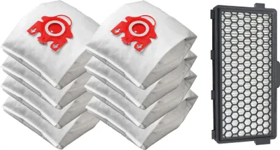 Obrázek produktu pro KOMA ML03PL - Sada příslušenství pro vysavače MIELE S4, S5, S6, S8, 8 ks sáčků, 1ks HEPA filtr