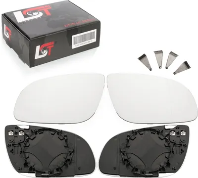 Produktbild von 2x Außenspiegel Glas heizbar asphärisch links rechts für AUDI A8 4E D3 2002-2007