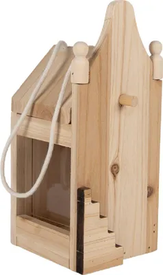 Produktbild von Clayre & Eef 6H2438 Vogelfutterhaus 10x11x23 cm Holz