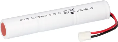 Produktbild von Akku für Notleuchten NiCd 3,6V 1,5Ah kompatibel NLK5U003SC