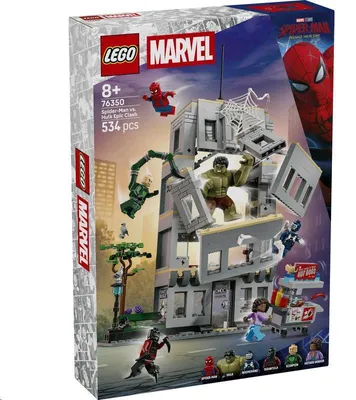 Obrázok produktu pre LEGO Epický súboj: Spider-Man vs. Hulk, Stavebnica, 8 rok / roky, Plast, 534 kusov, 959 g