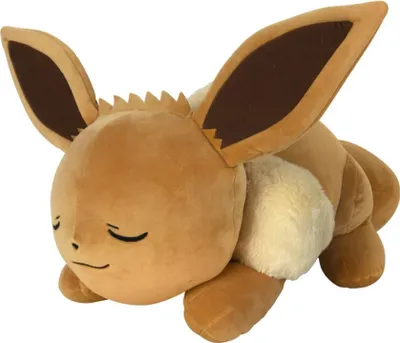 Zdjęcie produktu dla Pluszowa figurka Pokemon - śpiący Evoli (45 cm) pluszowa zabawka pluszowa miękka zabawka pluszowa