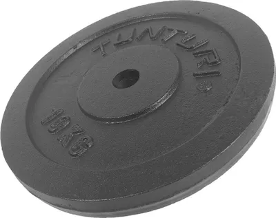 Produktbild von Tunturi Gewichte für Hanteln 1 x 10 kg, Hantelgewichte für 30 mm, Gusseisen