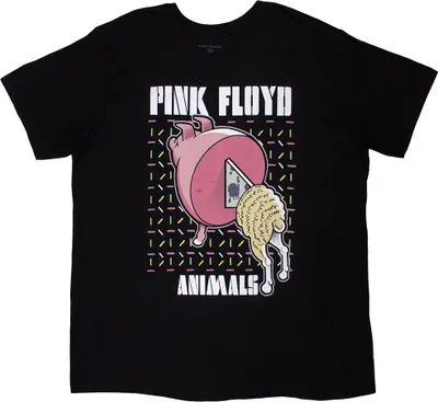 Produktbild von Pink Floyd - T-Shirt Rückseitiger Aufdruck für Herren/Damen Uni RO12477 (L) (Schwarz)