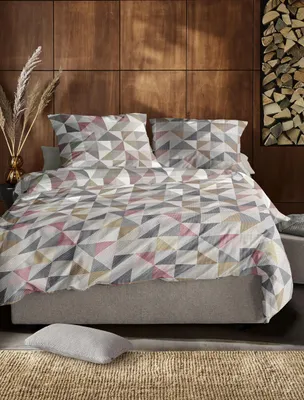 Produktbild von Irisette GmbH & Co. KG Mako-Satin Bettwäsche Set Wave 8509 Farbe kupfer Größe 135x200+80x80