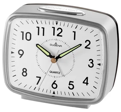 Produktbild von DUGENA 4460608 Wecker Alarm Analog schwarz silber