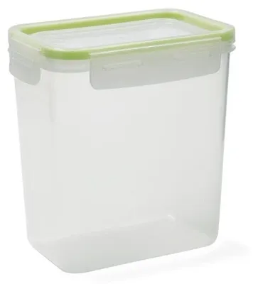 Luftdichter Plastikbehälter, 1,55 l, rechteckig, mikrowellengeeignet