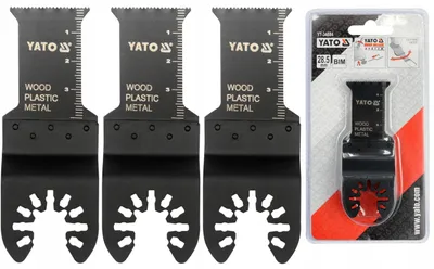 Produktbild von YATO YT-34684 BIM Tauchsägeblätter für Multitool 3 Stk.