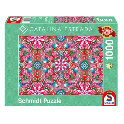 Produktbild von Schmidt Spiele Catalina Estrada Roter Rosenstock, 1000 Teile, Erwachsenenpuzzle, Puzzle, 59586
