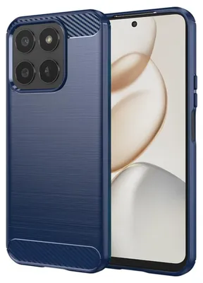 Obrázok produktu pre Techsuit - Carbon Silicone puzdro pre Honor 400 Smart 5G / 400 Smart 4G / X7d 4G - modré