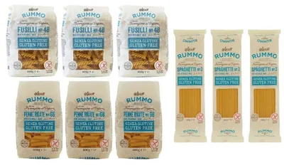 Produktbild von Rummo Testpaket Glutenfreie Pasta 9er-Pack 9 x 400 g