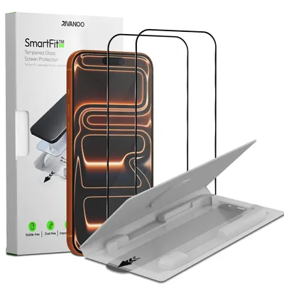Obrázek produktu pro 2-balení iPhone 17 Pro Ochranné sklo na displej - Tvrzené sklo | [Automatická instalace] - Bez bublin