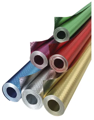 Produktbild von 50x FOLIA 50ST Alu-Bastelfolie "Sternchen" 500 x 780 mm Display