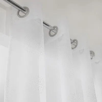 Image de Voilage transparent blanc l.140 x H.240 cm