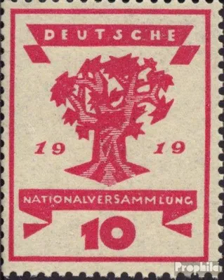 Produktbild von Briefmarken Deutsches Reich 1919 Mi 107 postfrisch Nationalversammlung