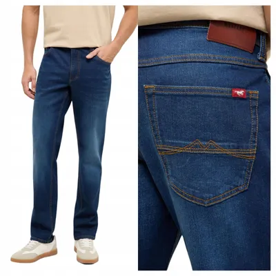 Immagine prodotto di Mustang | Jeans dritti da uomo Washington, blu, taglia 33, lunghezza 30