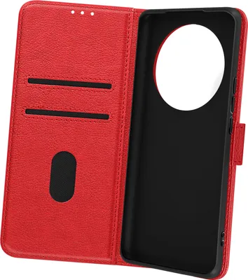Image de Avizar, étui en cuir synthétique avec fonction de support Honor Magic 6 Lite 5G, rouge