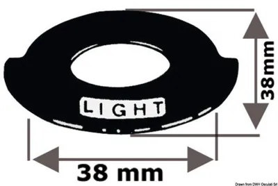 Immagine prodotto di Adesivo in alluminio per l'illuminazione degli strumenti, 1 pezzo