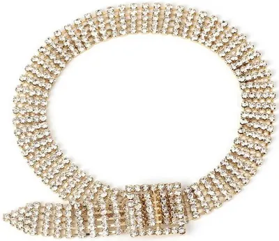 Imagen del producto de Collar Widén de cristal dorado