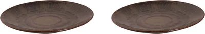 Produktbild von Palmer Victory, Teller flach, Ø 21 cm, 2 Stück, braun Steinzeug