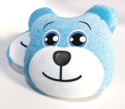 Immagine prodotto di Cuscini decorativi per bambini, peluche Orsacchiotto blu