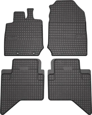 Immagine prodotto di 2020-2025 Isuzu D-Max tappetini in gomma nera 4 pz