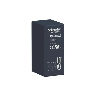 Produktbild von Steckrelais 12V DC RSB2A080JD