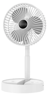 Produktbild von Teleskopischer Tischventilator 1 Stück, Dreistufiger USB-Ladefan Mit Bürstenlosem Gleichstrommotor Für Büro, Küche, Camping