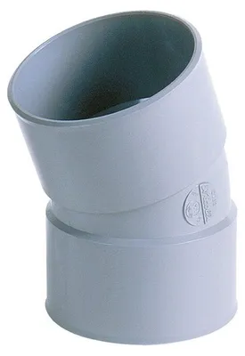 Image de Coude Pvc Nicoll 20° Ff 40mm Raccord Pvc Coudé 20 Degrés - Nicoll