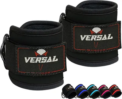 Immagine prodotto di Cinghie per la caviglia in neoprene, regolabili, confezione da 1 paio, per l'allenamento della parte inferiore del corpo