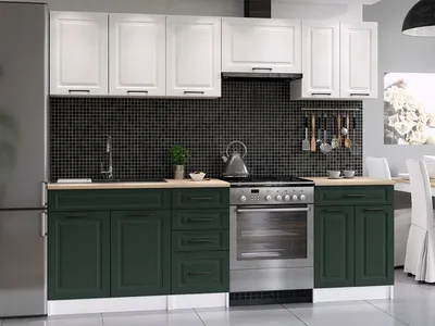 Obrázek produktu pro Kuchyňská linka INGRID 240cm - Bílá + green