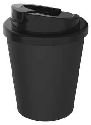 Obrázek produktu pro hrnek na kávu "Premium Deluxe" - termo hrnek zplastu bez BPA s dvousložkovým uzávěrem - 250 ml izolovaný hrnek s sebou Vyrobeno v Německu - břidlicová barva