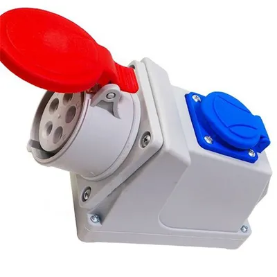 Obrázok produktu pre Zásuvka na stenu 380V+230V ELEKTROMET GSC-32A/5