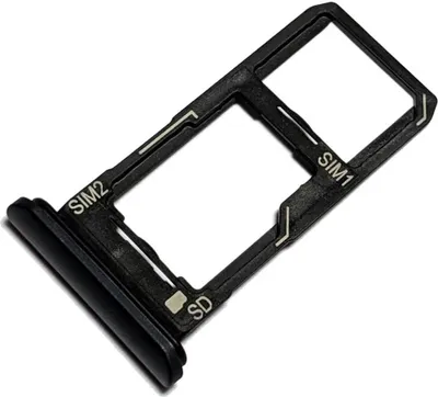 Produktbild von Simkartenhalter und micro-SD Speicherkartenfach für Sony Xperia 10 II (XQ-AU52), Original Ersatzteil, Schwarz