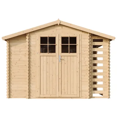 Immagine prodotto di Casa di legno Casetta da giardino+casetta di legno+pavimento impregnato TIMBELA M389F+M389G 3,53 + 0,97 + 0,97 m2
