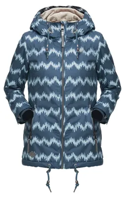 Produktbild von Ragwear Damen Jacke Winterjacke Herbstjacke Zuzka Forest, Farbe:Blau, Größe:M, Artikel:-2040 blue