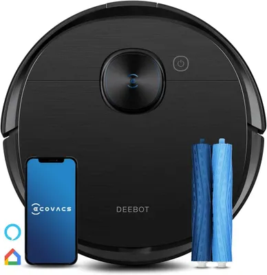 Obrázok produktu pre Robotický vysávač ECOVACS Deebot T9 AIVI, s funkciou stierania, 3000 PA, čierny