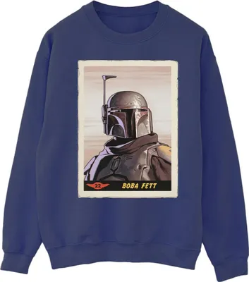 Produktbild von Star Wars - "The Mandalorian" Sweatshirt für Herren BI46608 (4XL) (Marineblau)