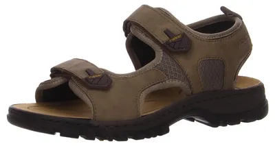 Produktbild von Rieker Tieffußbett Sandaletten in beige, Gr. 44