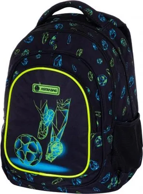 Immagine prodotto di Football Motion AB330 Zaino scuola a 3 scomparti Astrabag