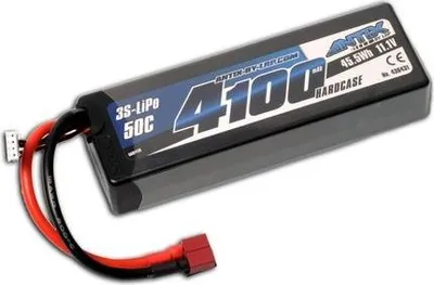 Zdjęcie produktu dla ANTIX by LRP 4100 - 11.1V - 50C LiPo Car Hardcase - T - Plug
